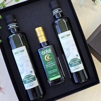 스페인산 유기농 올리브유 2개 + 그린라벨 발사믹 식초 선물세트 ...