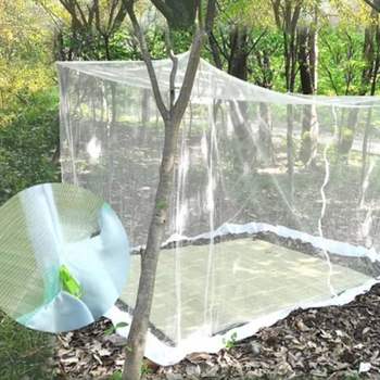 침대모기장텐트 캠핑모기장 사각모기장 화이트 4인용 모기장