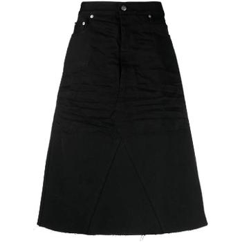 26 SS 릭오웬스 디스트레스드 데님 미디 스커트  RR02C7300HBLK TP452142156