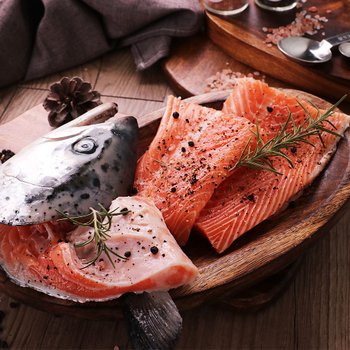 [HACCP] 노르웨이 연어스테이크 연어구이 꼬리살 머리갈비뼈 배꼽살 자투리살 훈제연어 혈합육파지 연어파지