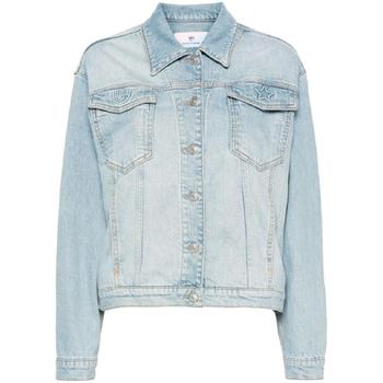 26 SS 키아라페라그니 3D 로고 데님 재킷 76CBS400CDWR3 TP429605964