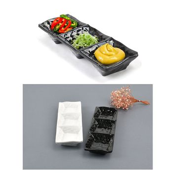 업소용 CI79TZ33 마름3칸 멜라민 양념접시 소스그릇