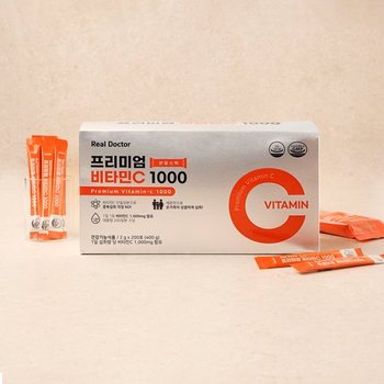 [택배] [리얼닥터] 프리미엄 비타민C1000 2g x 200포(200일분)(400g)