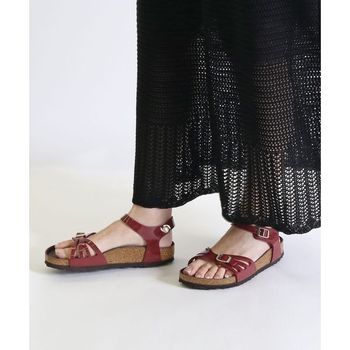 [해외] 우먼 버켄스탁 발리 빌 코플로 HEX 보르도 - 11050136