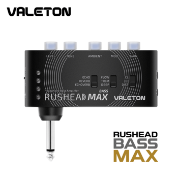 Valeton RH-101 베일톤 러쉬헤드 베이스 맥스 베이스 기타 헤드폰&이어폰 포켓 미니앰프