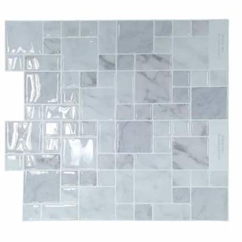 타일스티커 AI31EK84 회백색 오염방지시트 주방타일시트지 타일