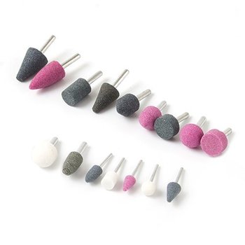 드릴용 추지석 연마세트 16종/그라인더 비트드릴 폴리싱 샌딩 사포 절단 연삭 브러쉬 추페파 연마석 전동공구용품