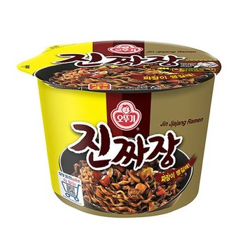 큰컵라면 오뚜기 진짜장 115g 6개