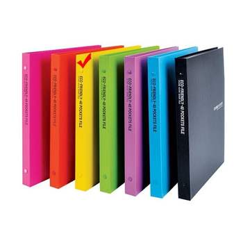 에코 969YKX82 클리어화일 A4 40매 노랑색