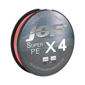 4합사 낚싯줄 (1.5호 300m 멀티컬러) DK16 원투낚시 민물낚싯줄 원투줄 릴줄 PE낚싯줄