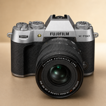X-T50 실버 XF16-50mm 렌즈 KIT 실버 4020만 화소 IBIS 미러리스 카메라