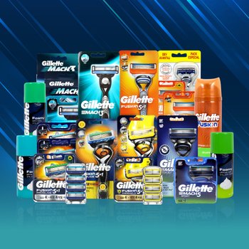 P&G 질레트 면도기 면도날 8입 퓨전 프로쉴드 스킨텍 마하3