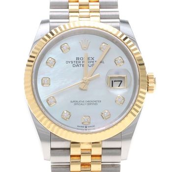 [구구스]중고명품 롤렉스 데이트저스트 다이아 콤비 시계 (126233) (NO 10268809)