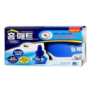 홈매트 리퀴드 훈증기 코드형1.3m 모기 날파리 해충기 모기포충기 모기사냥올킬 가정용모기기