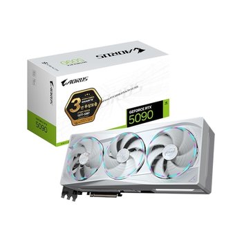GIGABYTE AORUS 지포스 RTX 5090 STEALTH ICE D7 32GB 제이씨현 (엔비디아 컴퓨터 그래픽카드)