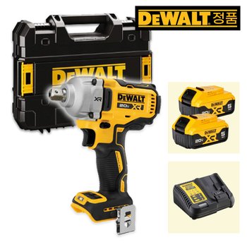 디월트 DCF892P2T 20Vmax 5.0Ah x2 BL 미드토크 임팩트 렌치 12.7mm(1/2인치) 1084Nm 핀타입