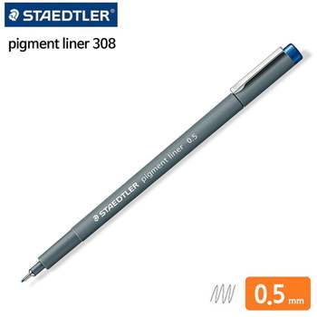 라이너 AK74SD17 10개입 피그먼트 스테들러 308 블루 0.5mm