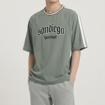 행텐틴즈 동백01 요꼬넥 스트레치 티셔츠_라이트그린  14570-031-408-41-394 (E49215742)