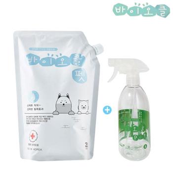 바이오클 펫 2리터 + 리필용기 500ml/동물용의약외품/b (S47642933)