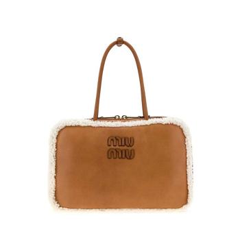 [해외] 25FW 미우미우 숄더백 5BB117VMOS2CTT F036S BROWN
