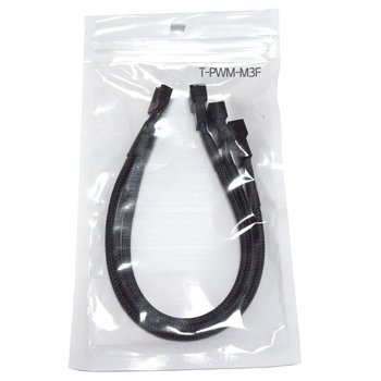 고품질 (T-PWM-M3F) 쿨러 PWM 3분배 4P 케이블 26cm (W66AB57)