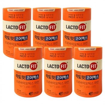 락토핏 생유산균 코어맥스 2g 60포 6통