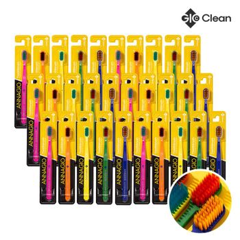 지오클린 안나지오 혀클리너 겸용 구취케어 칫솔 30개입[33791485]