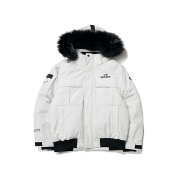 아이더 EIDER STOOKY PREMIUM III 스투키 프리미엄 UNI 윈드스토퍼 다운 자켓_Light Grey DUW235