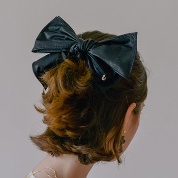 [전소민,에스파 닝닝,오연서 착용]벨라 레더 헤어핀