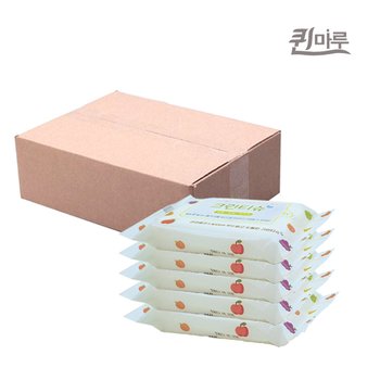 퀸마루 잘풀리는 비데물슈 20매200개 화장실용 여행용