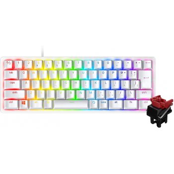[해외] Razer Huntsman Mini JP Linear Optical Switch 60% Mercury White 1.2 소형 게이밍 키보드