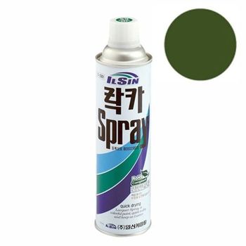 일신 락카 스프레이 국방색 420ml(WFFQO7P)