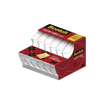 3M 109WRY19 스카치 초강력테이프 세이빙팩 6개 12mmx25M