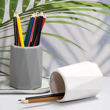 실리콘 WP41CY22 연필 꽂이 펜꽂이 칫솔꽂이 책상정리 수납 필