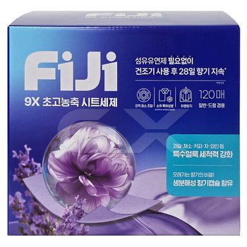 피지 초고농축 시트 세탁세제 120매 gx