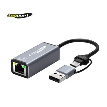 Type C + USB 3.0 TO 기가랜카드 4IN2 알루미늄바디 UC31GLAN GIGALAN USB랜 USB허브 C타입허브