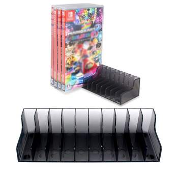 DVD 케이스 2개입 컨테이너 보관 홀더 CD 공미디어보관 DVD책꽃이 CD꽂이 CD컨테이너 DVD보관함