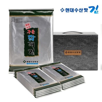 현대수산맛김 보령 대천김 파래김 전장김 15봉/조미김/구운김