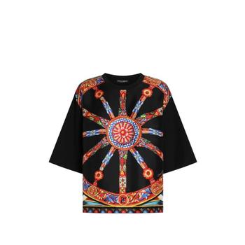 [해외] 26FW 돌체앤가바나 반팔 티셔츠 F8W13T GDDVPHH6CK Black