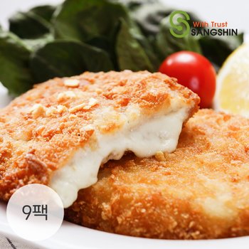 [상신] 더빠삭 두툼한 치즈돈까스 320g 9팩 18장