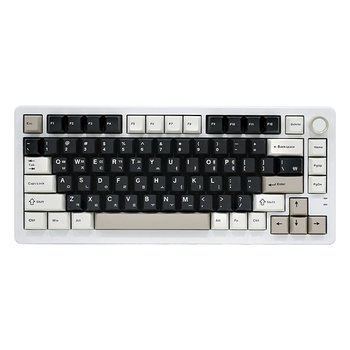 QSENN Q75 PBT 풀윤활 가스켓 유무선 기계식 키보드 크림치즈 하이무 미드나잇