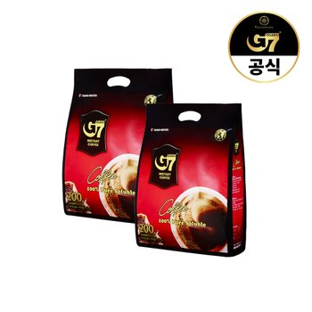 G7 퓨어블랙 200개입 X 2개