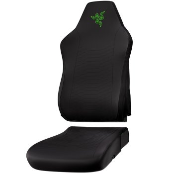 [해외] 레이저 게이밍 의자 슬리브 블랙 그린 Razer Iskur V2 X용 내구성, 세탁