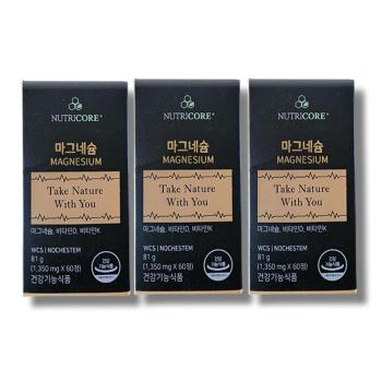 뉴트리코어 쌀마그네슘 WCS NCS 60정 3박스 (S51417269)