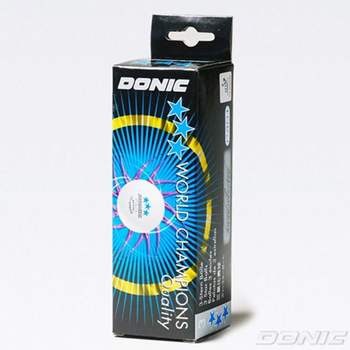 도닉 HF34KD04 탁구공 탁구볼 ABS 탁구공 시합구 백색 40mm 3p