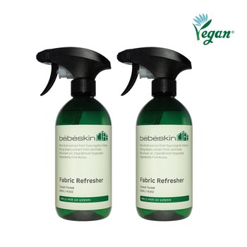 베베스킨라이프 [비건인증] 섬유탈취제 500ml 2개