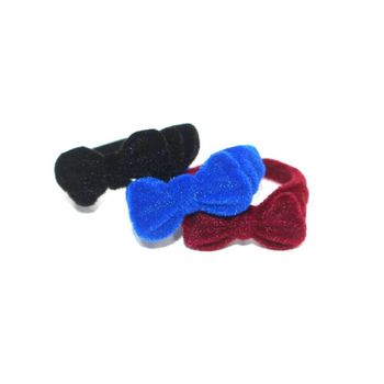 벨벳 HP55SQ84 리본 반지 레이어드반지 조절반지 벨벳반지 연말소품