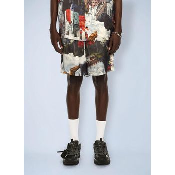 월드 프린트 비스코스 볼링 반바지 149790421