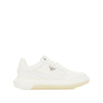 25 FW 엠포리오아르마니 로고 장식 플랫폼 스니커즈 EM003666AF19532 TP4422