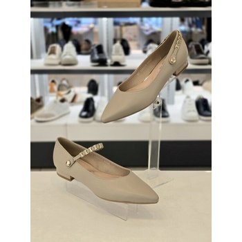 2CM 시그니쳐 V라인 스틸레토 플랫 여성구두 124MK215_EIC